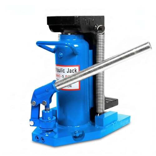 Hydraulic Toe Jack 5 Ton Toe 10 Ton Top Capacity, Heavy Duty Machinery Jack with Manual Pump Handle, Industrial Equipment Lifting Jack, 11.8-16.9 in, Low Profile Toe Lift