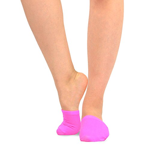 Image of Fashion Liner Toe Topper Socks for Women Invisible Hidden Half Socks Good for Sandal or Dress Shoes 5-Pairs