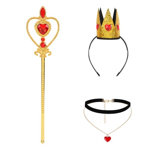 Disfraz de Princesa para Niñas Color Rojo Talla 120(5-6T) miniatura 4
