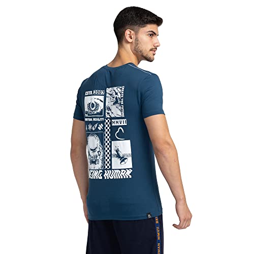 Image of Being Human Cactus Green Regular Fit Round Neck Men's T-Shirt Clothing
