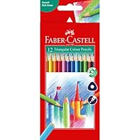 Faber-Castell Tri Colour Pencils, Pack of 12, (16-115853)