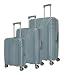 Produktbild Travelite Kofferset 3 teilig Hartschale nachhaltig, Größen S-M-L, ELVAA, Hartschalenkoffer Set mit 4 Rollen, recyceltes Innenfutter, TSA Schloss,