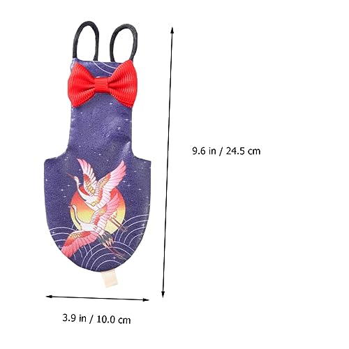PATKAW 1 Peça Roupa De Papagaio Série Guochao Reutilizável Fralda De Pássaro Lavável Terno De Fralda