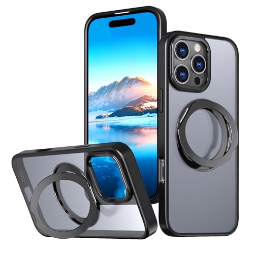 iPhone 14 Pro Max �p �P�[�X 360° ��]�����O MagSafe �A�C�t�H��14�v���}�b�N�X �J�o�[ ���C�����X�[�d �����O TrendKase �A�C�z��14�v���}�b�N�X �g�уP�[�X �}�O�Z�[�t�Ή� �����ق�14�v���}�b�N�X �X�}�z�P�[