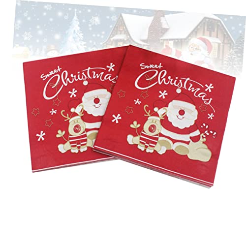 Serviettes Père Noël x120 pour ne plus manquer de déco