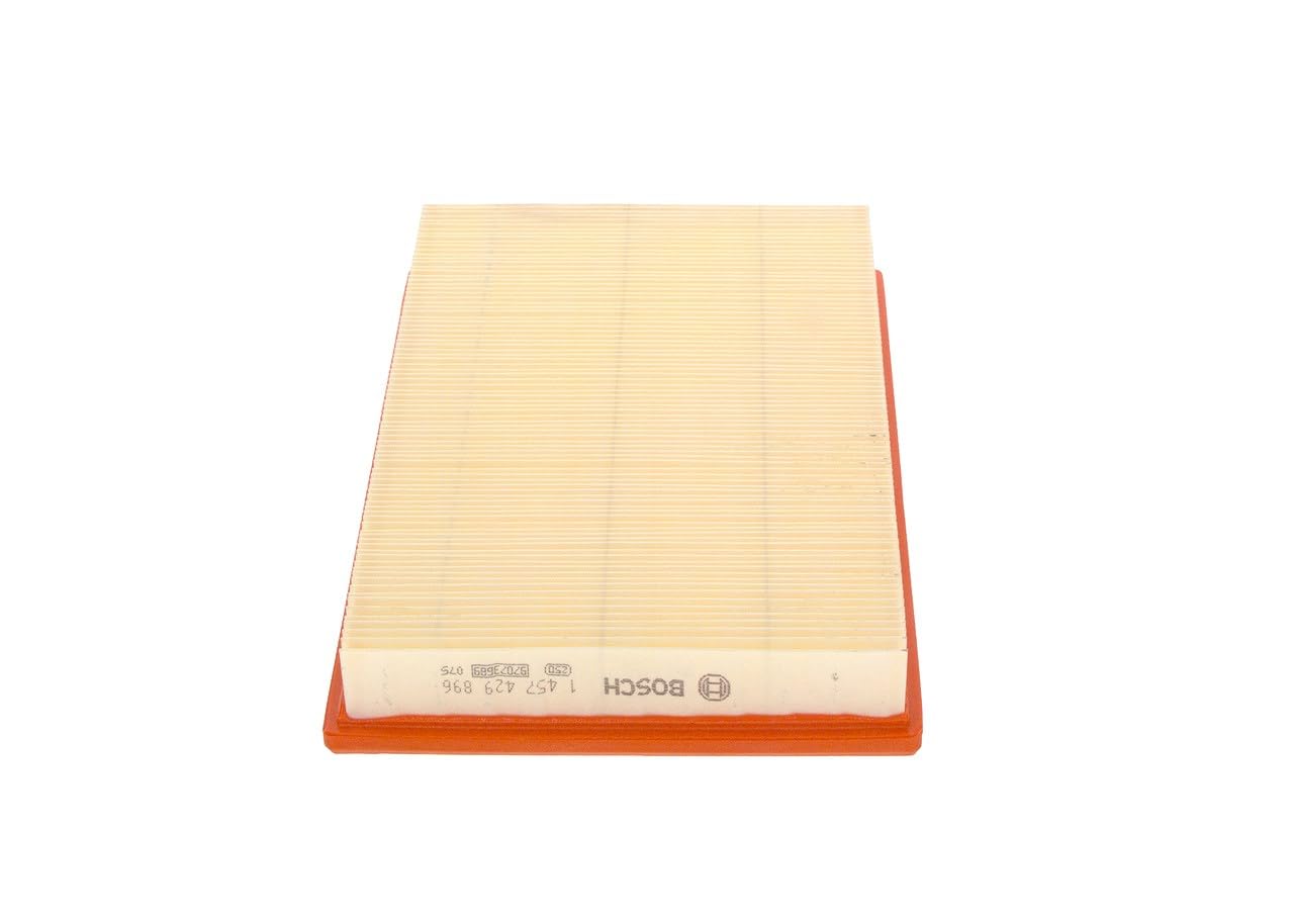 Bosch S9896 Car Air Filter - Separates Particles from the Air Intake - Moisture-resistant plus High Tensile Strength
