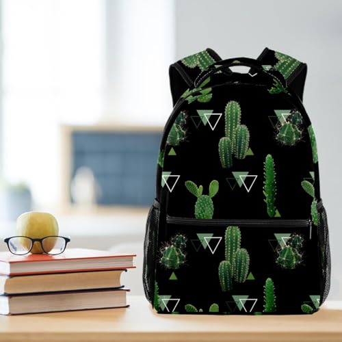 Sac à dos imprimé cactus multicolore et géométrique ultra moderne - 5