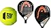 Head Padel Schläger Set 2 Evolution Delta + 3 Padel Bälle Pro S