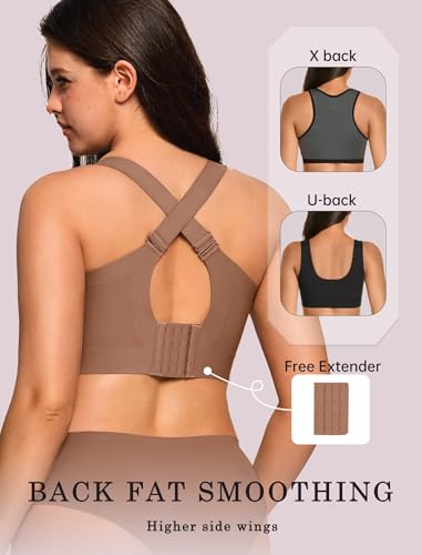 Image of OEAK Womens Wireless Jelly Bras Plus Size Support Push Up Comfortable Bra | no underwire,full coverage,for large breast,minimizer bra,seamless,tshirt bras,everyday bra