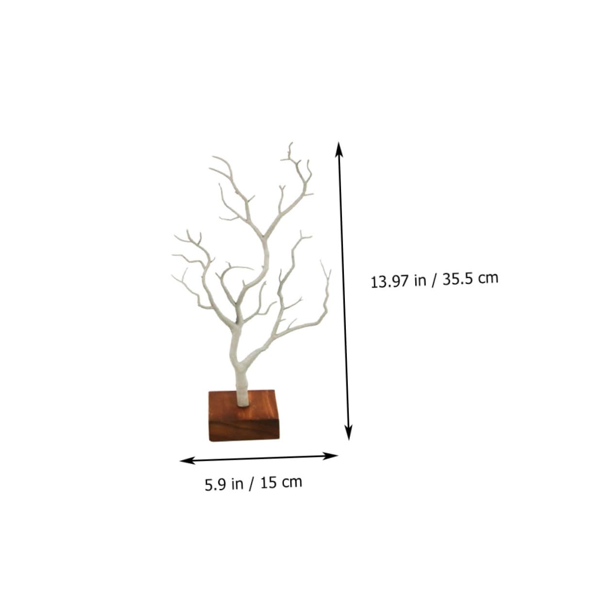 Alipis 2 Stücke Schmuck Ständer Baum Stilvolle Hängen Organizer Sicher Für Home Restaurant Cafe Decor