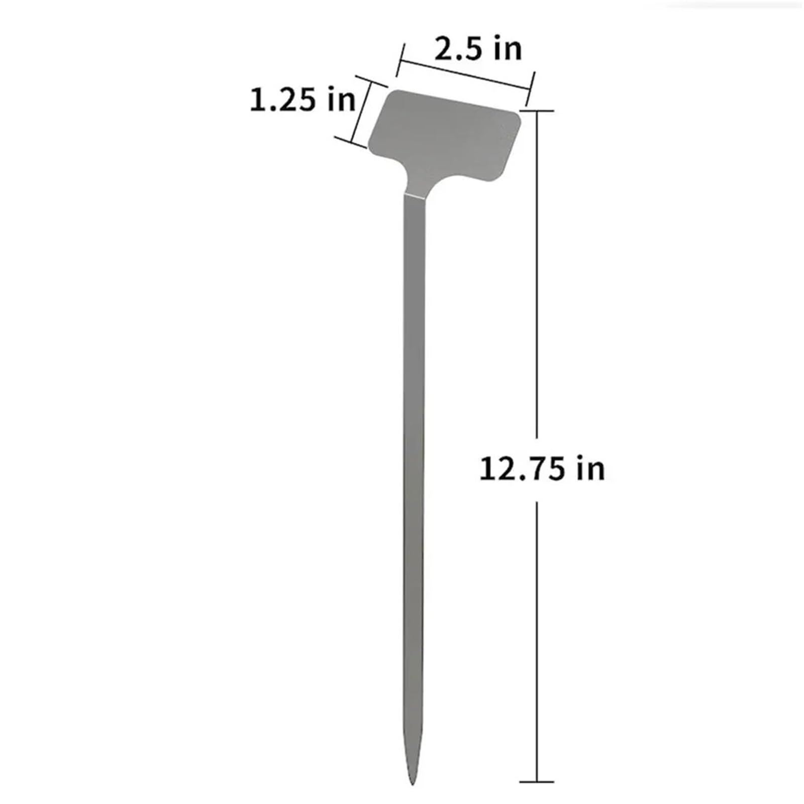 Pflanzenschilder 10 Stück Metall-Pflanzenetiketten, wetterfeste Gartenmarkierungen aus Edelstahl, Pflanzenmarkierungen for Pflanzen, Gemüse, Sämlinge, Blumen