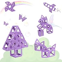 Dcsioike Magnetic Tiles Building Blocks Toys Gifts for 3 4 5 6 7+ Year Old Boys Girls, Kids Learning Development Construction Set, Christmas Birthday Gift Age 3-8 Toddlers