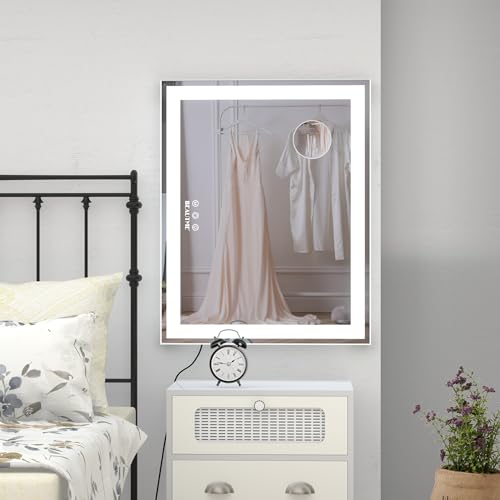 BEAUTME Espejo de Tocador con Luz LED, Blanco miniatura 3