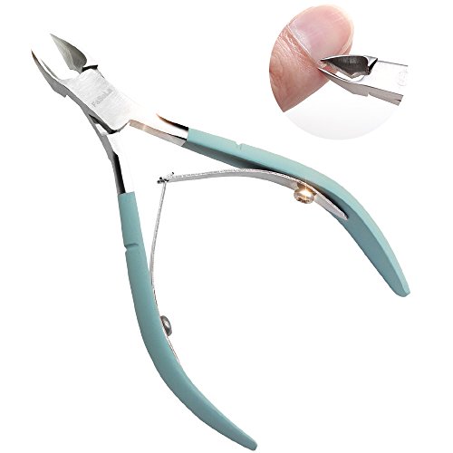Cuticle Nipper Cutter Professional Surgical Grade Stainless Steel with Double Springs Nail Art Tool (Cuticle Nipper)