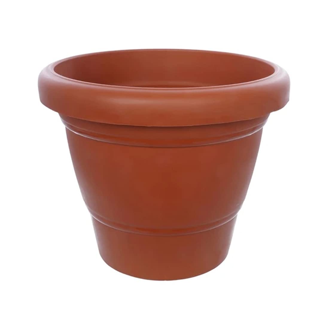Sulfar Garden Heavy Plastic Planter Pot/Gamla 8 inch (Brown, Pack of 1,Medium) (B09C67655C) Amazon Price History, Amazon Price Tracker