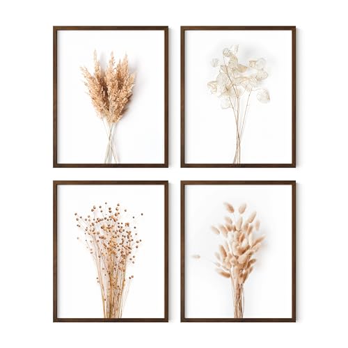 HAUS AND HUES Flower Wall Decor - Set of 4