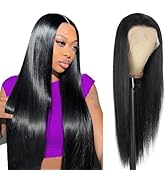 Beauty Queen 16A 13x4 Lace Front Wigs Human Hair Straight HD Lace Front Wigs Pre Plucked 22 Inch ...