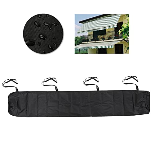 Housse De Protection Pour Auvent, Sac De Rangement Étanche Extérieur Remplacement De Couverture d'Auvent Sac De Protection Pour Store Banne, Avec Cordon, Pour Jardin Et Terras(Size:5M,Color:Le noir)