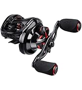 KastKing MegaJaws Baitcasting Fishing Reel, New AutoMag Dual Braking System Baitcaster Fishing Re...