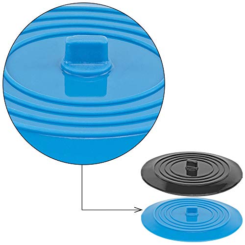Tapones de drenaje de silicona 6 pulgadas, set 2 unidades miniatura 3