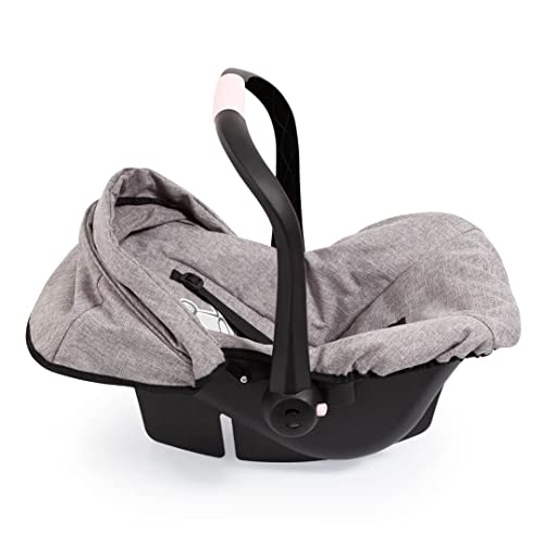 Bayer Design-67910Aa Giocattolo, Seggiolino Auto Easy Go, Adatto Per La Carrozzina Per Bambola Neo Vario, Grigio Con Corona - 7