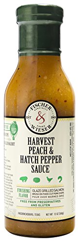 Fischer & Wieser Specialty Foods Harvest Peach and Hatch Pepper Sauce, 13 Ounce