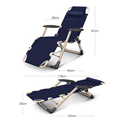 Chaise zéro gravité pliante super largeur 66 cm pour jardin