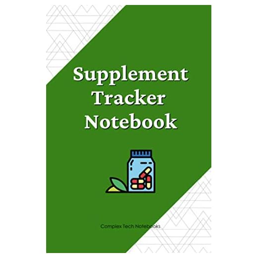 Supplement Tracker Notebook: Vitamin Tracker, Vitamins & Minerals, Medication Tracker, Supplement Organizer