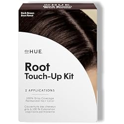 dpHUE Root Touch-Up Kit, Dark Brown - Permanent Hair Color for Gray Coverage - Includes Two Applications - Paraben, SLS & SLES Sulfate Free - Leaping Bunny Certified