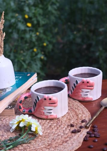 Image of Weaving Home Dino-mite Ceramic Coffee Mug with Handle