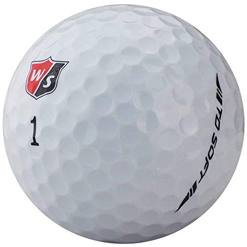 lbc-sports Wilson Staff TD Soft Golfbälle - AAAAA - PremiumSelection - Weiss - Lakeballs - gebrauchte Golfbälle (50 Bälle)