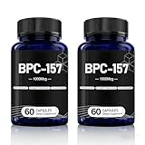 2PCS BPC-157 Collagen Capsules 1000 micrograms, 60 Capsules - Imported from Switzerland, Made from Non-GMO, Gluten-Free and Dairy-Free raw Materials.