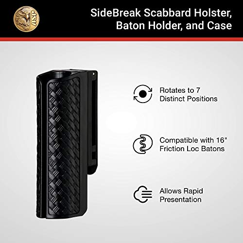Asp, Inc. Sidebreak Scabbard F-Series Baton Self-Defense Stick, Expandable Baton Self-Defense Pocket Scabbard, Baton Scabbard For Collapsible Batons For Self-Defense, Extendable Staff Holder #TOP1
