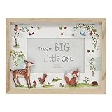 Lesser & Pavey Forest Friends Holz-Bilderrahmen mit niedlichen Waldtieren – Einzel-, Dreifach- oder 12 Fotos für jeden Monat Ihres ersten Jahres (Einzel)