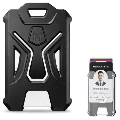 MNGARISTA Heavy Duty Badge Holder Vertical ID Card Holder Protector,2 PK