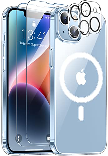 Coque iPhone 14 transparente en verre trempé haute résistance pour une clarté cristal durable