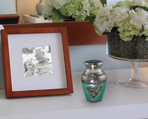 Image of Angel Green Cremation Urns for Human Ashes Adult Male Urns for Ashes
