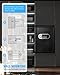 RETLLAS 2.5 Cu Ft Safe Box for Home Steel Electronic Digital Safety Box Personal Security Lock Box with LED Sensor Light Emergency Type-C External Charge for Money Jewelry Documents