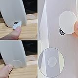 108 Stücke PVC Schraubenabdeckung, Rund, Weiss, Selbstklebend,Schraubenloch Aufkleber,Schrauben Abdeckkappen ,Schraubenkappen ,für Möbel ,Ø 21mm