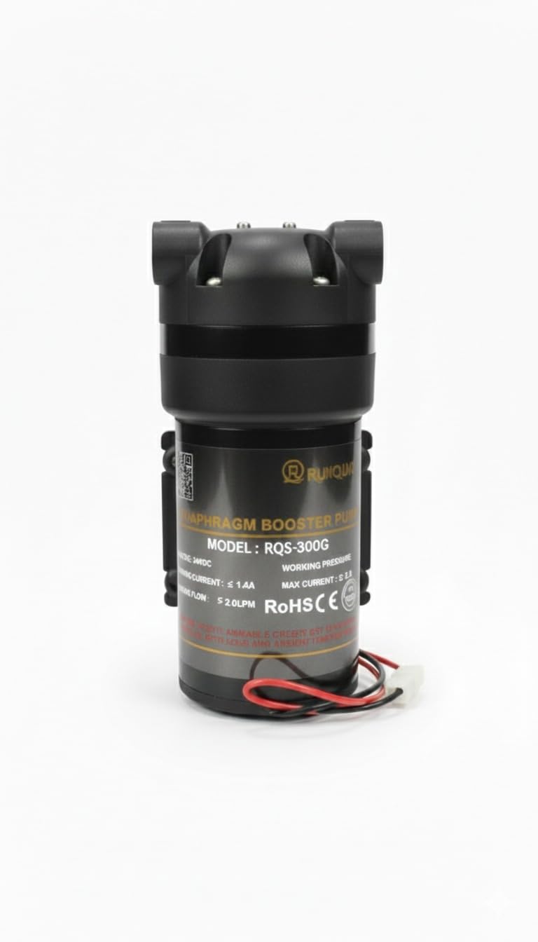 Booster Pump 300 GPD With Copper Winding | Compatible Motor for All RO Water Purifiers | Efficient Machine Pump for Reliable Water Quality-image-46