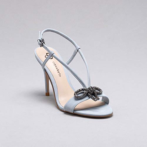 Sandália Nobuck Azul Quartzo 39