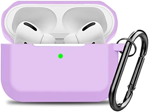 Airpods Pro Case Cover,Doboli Silicone Protective Case for Apple Airpod Pro (Front LED Visible) Black