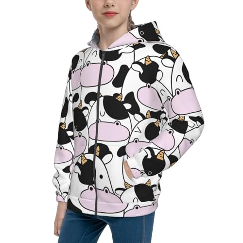 Cute Baby Dinosaurs Kid Hoodies Boys Zip Up Sweatshirts Girls Pullover with Pocket