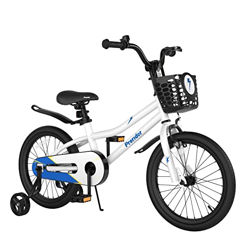 Image of BABY JOY Kids Bike, 12 14 16 18 Inch Boys Girls Bike for 3-8 Years w /Training Wheels, 20 Inch Children Bicycle for 8+ Teens w /Kickstand, Handbrake, Coaster Brake & Removable Basket, Sporty Bicycle