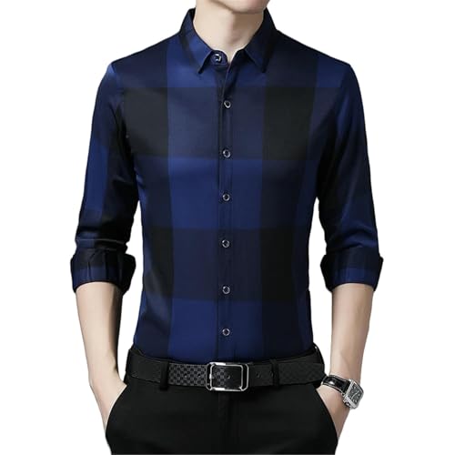 Chemise à manches longues pour homme parfaite pour les journées de bureau et sorties