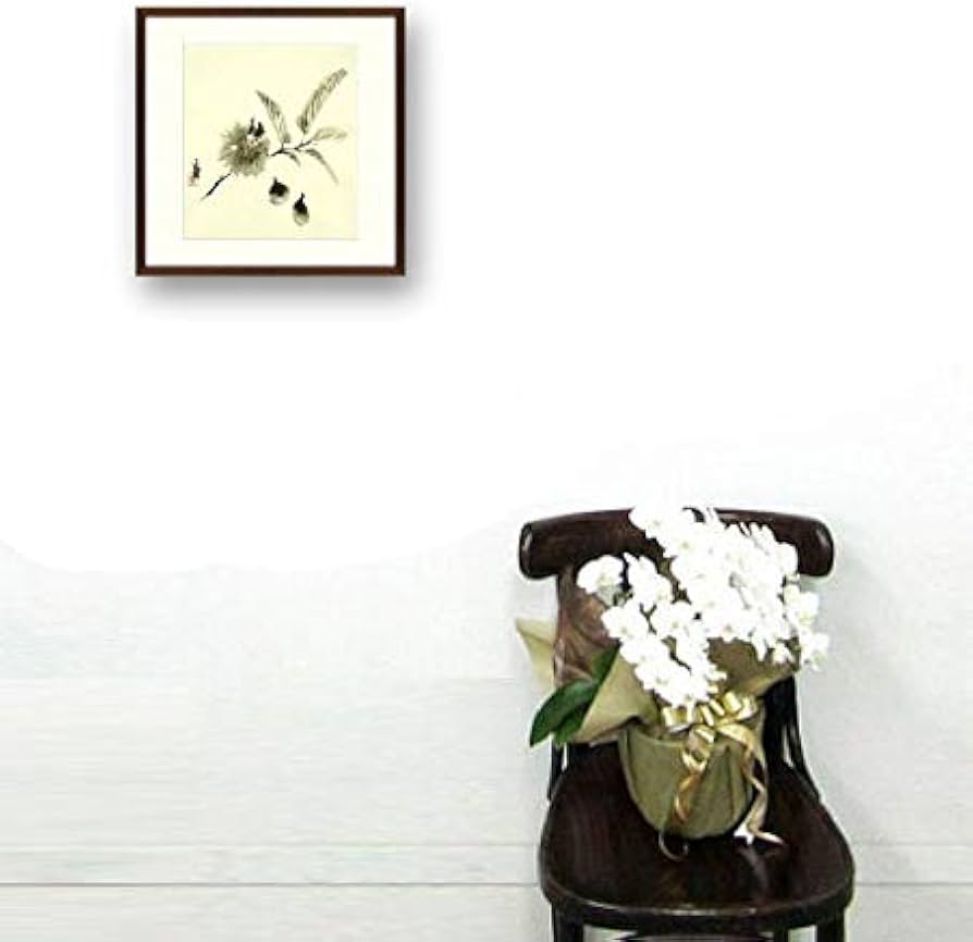 私、江口喜樹作　栗の実 ペン画F3 私、江口喜樹作 栗の実 ペン画F3 私、江口喜樹作