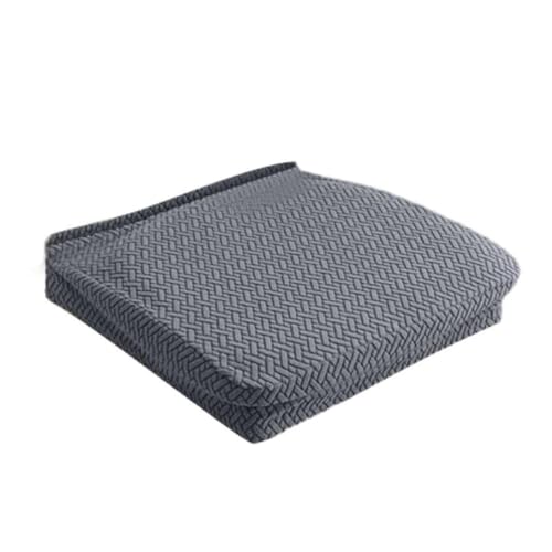 ASHLUYAK Fundas de asiento para sillas de comedor, monocolor, desmontables, lavables, elásticas, para el hogar, universales, resistentes