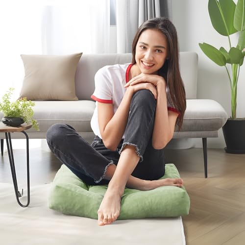 image for Degrees of Comfort Meditation Floor Pillow, Square Large Pillows Seati