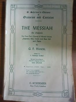 The Messiah; oratorio.