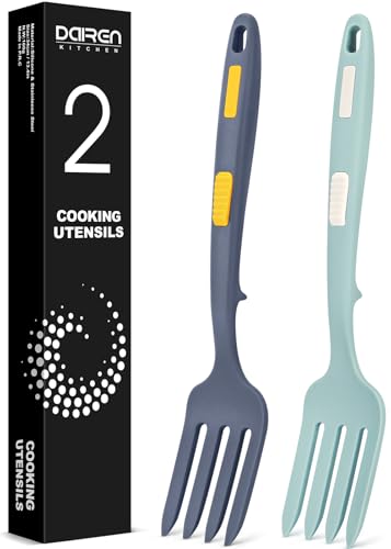 Silicone Flexible Long Handler, 11.6 Inch Heat Resistant Cooking Tool, Non Stick Mixer for Ingredients, Food Mash, Egg Whisk (GT)